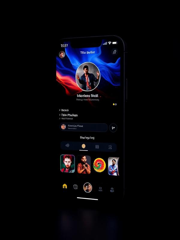 Nova Feed social app profile screen on a phone