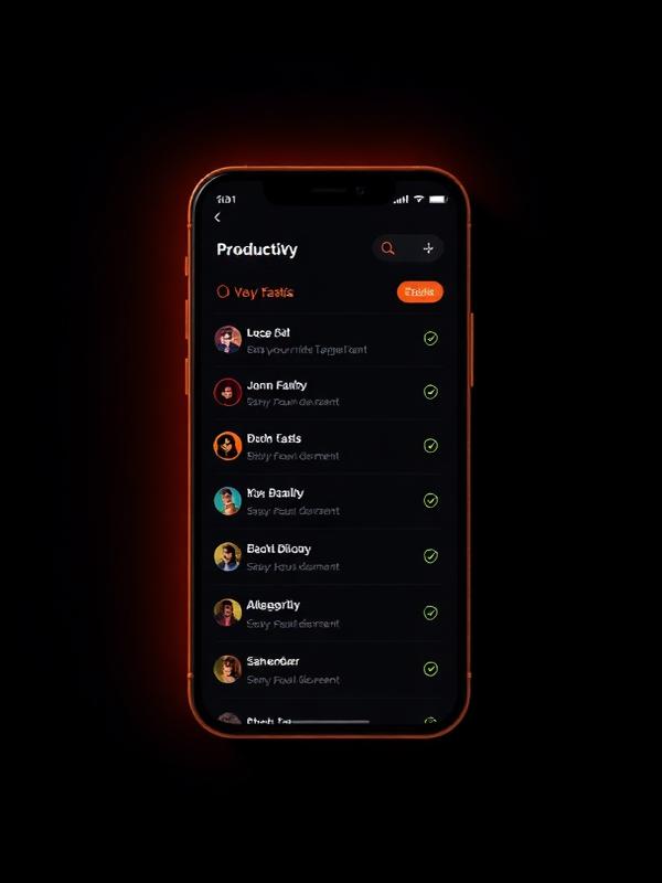 Shift OS productivity app task list on a phone