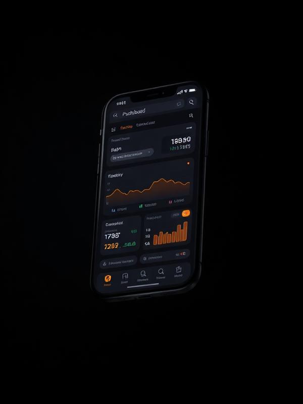 Volt Dash fintech app dashboard on a phone